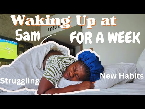 WAKING UP EVERYDAY At 5AM FOR a WEEK and it CHANGED MY LIFE ...