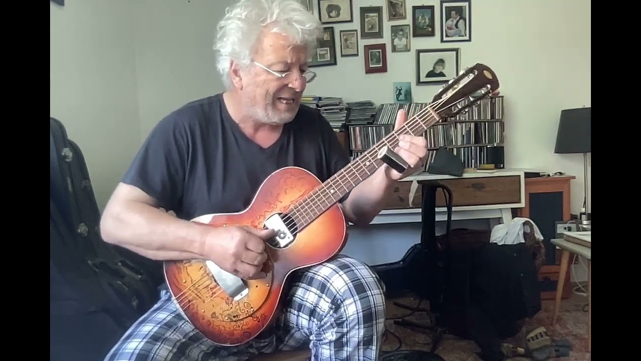 Big Road Blues - Tommy Johnson Demo Chickenfoot Resophonic Guitar #30 - Bernard G Muller