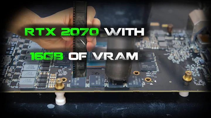 Youtuber modifiziert GeForce RTX 2070 - 16GB VRAM!