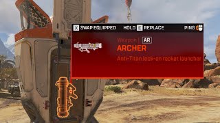Care Package Rocket Launcher in Apex!!