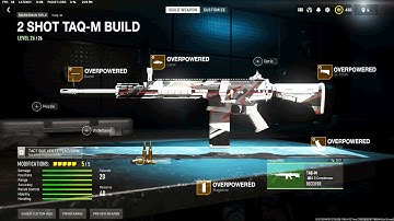 *1 SHOT* TAQ M CLASS is OVERPOWERED AFTER BUFF! (Best TAQ M Class Setup) - Modern Warfare 2