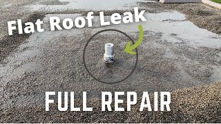 Flat Roof Flange Repair : Full Repair