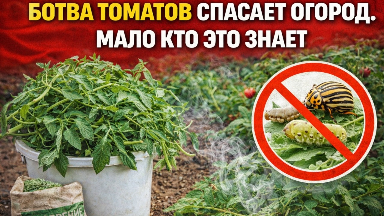 Опытные дачники никогда не выбрасывают ботву томатов