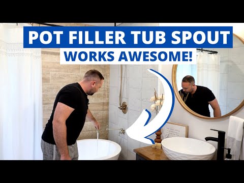Pot Filler as a Tub Spout? This is how I did it!
