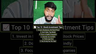 10 Stock Investment Tips Every Beginner Must Know 📈 | Invest Smart, Grow Wealth #InvestingTips
