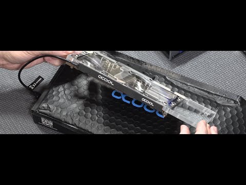 AlphaCool Eisblock Unboxing for RTX 2080 Ti