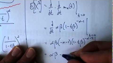 Mean and Variance of Gamma