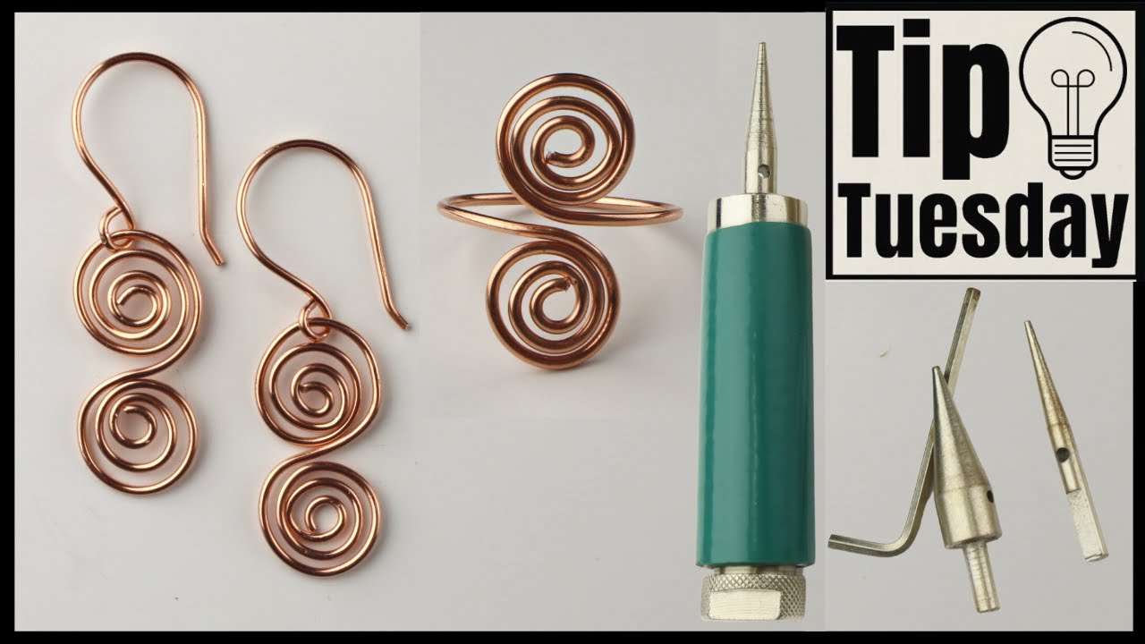 Double Spiral Wire Ring & Earrings // Tip Tuesday 