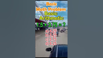 1.5 + 3.75 = ? a)4.25 b)5.25 c) 5.75 d) 6.25#generalknowledgequiz #civilservice #viralvideochallenge