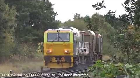 Network Rail MPV on RHTT duty, 14/10/18