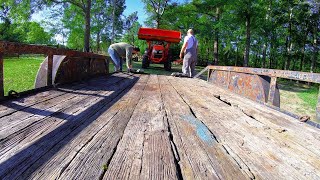 Tractor In The Shop | Putting A New Deck On A Trailer (#65)