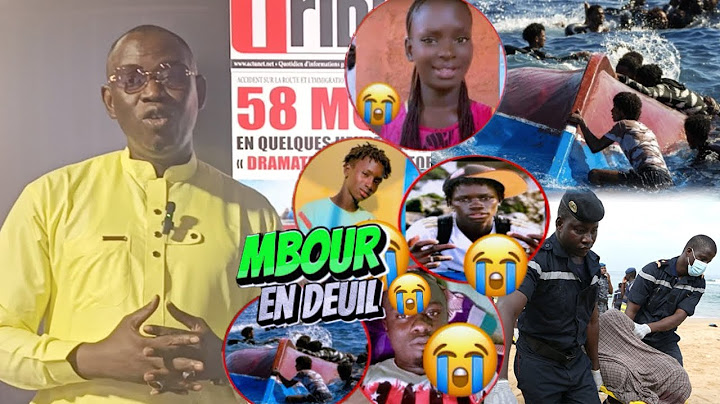 Naufrage à Mbour - 10millions: L’expert Fall Ndiaga retrace le film... " 4 enfants... Le Capitaine "