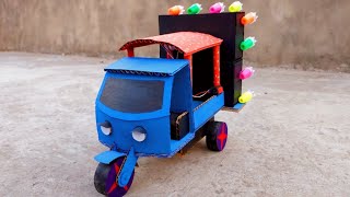 DJ Rickshaw- How to Make a Tuk Tuk Rickshaw DJ ! Rickshaw me dj