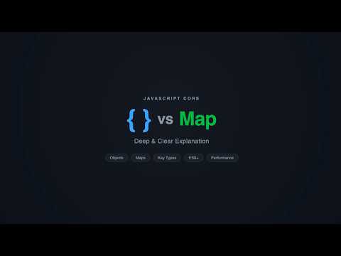 Understanding Plain objects and Maps in javascript