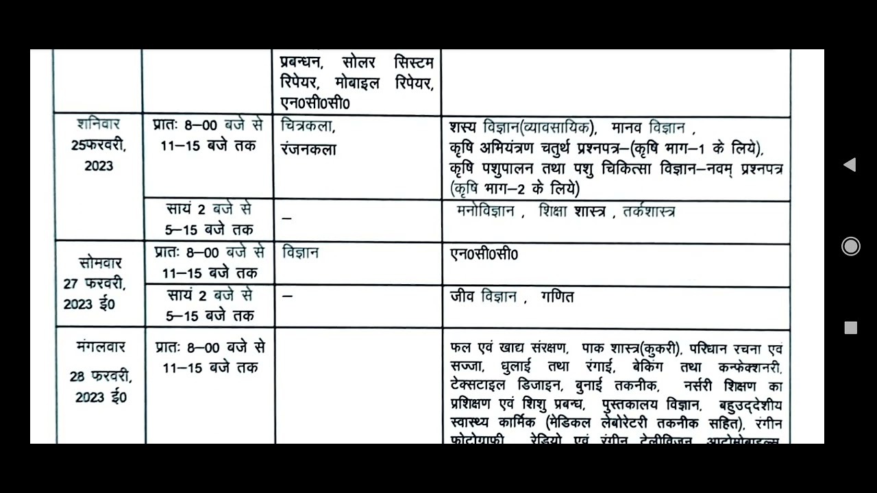 high-and-intermediate-ka-time-table-high-school-intermediate-ki-scheme