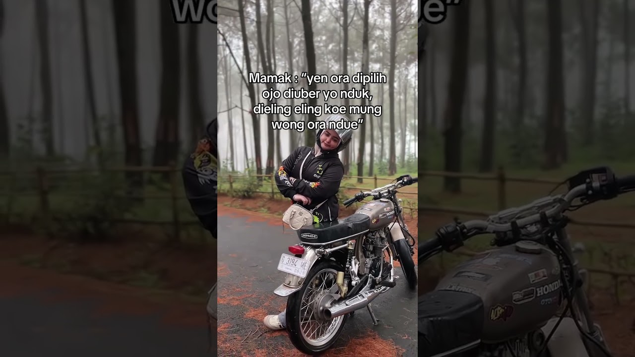 kuat koyo gapuro • story wa anak motor cb cantik herex #repost #fypシ゚viral