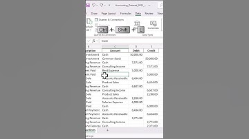 Excel Pro Tip: Filters in-/uitschakelen met Ctrl + Shift + L!