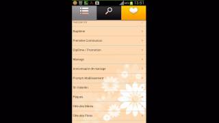 Voeux Occasions Speciales Android iOS App screenshot 5