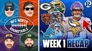 🔥 NFC North Week 1 RECAP: Packers CRUSH Lions, Vikings’ Rookie QB STUNS Bears!