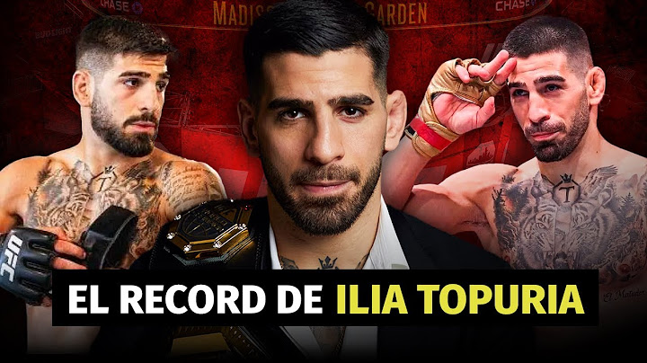 ¿Qué ha hecho ILIA TOPURIA para LLEGAR a la CIMA de UFC 317?