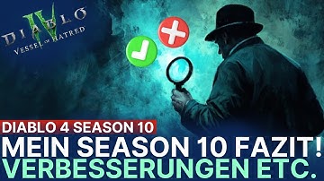 S10 | My Season 10 Feedback & Some Ideas for the FUTURE! | Diablo IV