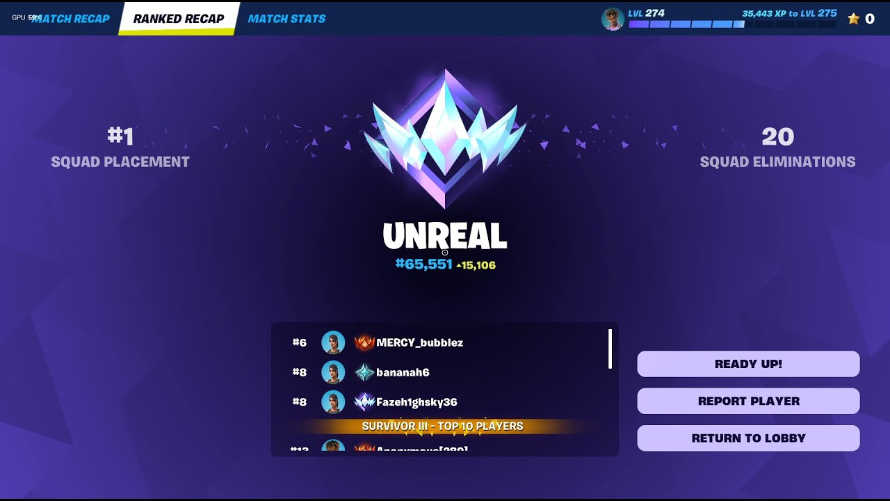 20 bomb unreal ranked reload win - YouTube