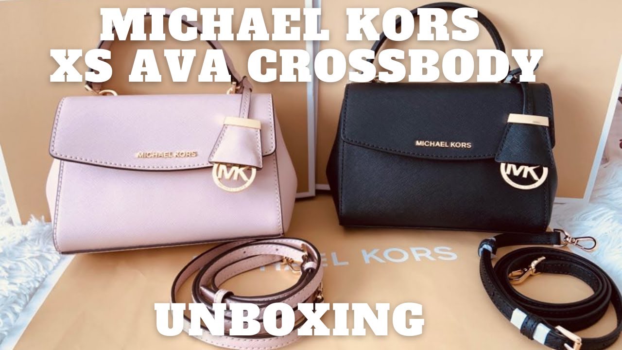 Michael Kors - XS AVA Crossbody Black and Pink
