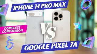 Google Pixel 7a vs Iphone 14 Pro Max - Complete Comparison - Global TV screenshot 4