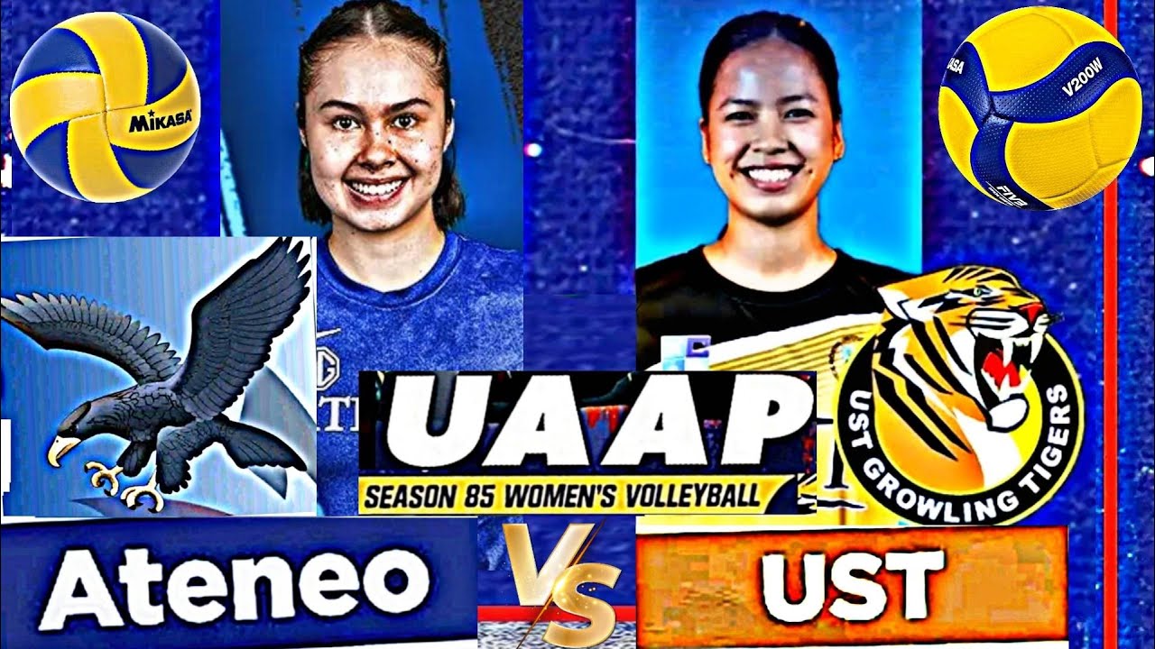 UAAP 85 ADMU vs UST (WOMEN'S VOLLEYBALL) LIVESCORE YouTube