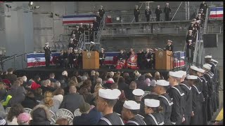 FULL VIDEO: Commissioning ceremony for USS Hershel 