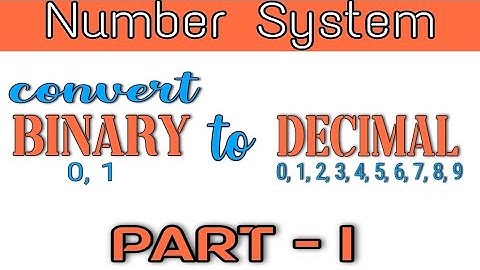 How to convert Binary to Decimal