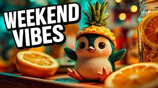 Happy Weekend Vibes 🍍 Sunny Bounce, Pop Claps • Pineapple Cap Penguin Dance