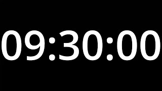 9 HOUR 30 MINUTE TIMER - No Sound - Full HD 1080p - COUNTDOWN 570 Minute Timer