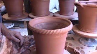 How to alter flower pot rims.