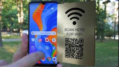 How to scan wifi qr code in huawei p30 lite | huawei p30 wifi qr code scanner