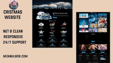 Christmas Website Design - HTML, CSS, SASS, _ Vanilla JavaScript