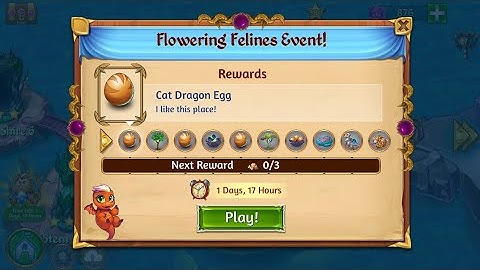 Merge Dragons Flowering Felines Event All Mystic Cloud Keys