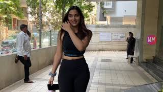 Saiee Manjrekar, Shanaya Kapoor & Other Celeb's Spotted Post Gym Session At The Tribe Juhu