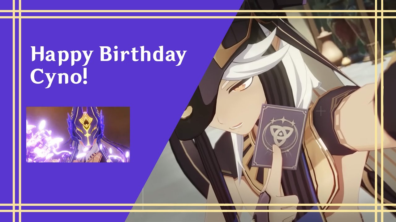 Genshin Impact: Cyno’s Birthday Showcase - YouTube
