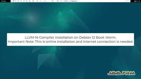 How to install Clang LLVM 14 and how to compile and run C/C++ on Debian 12