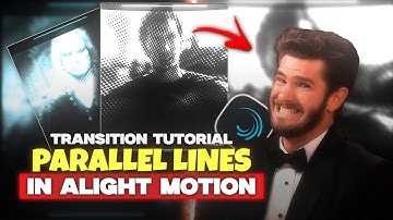 TRENDING PARALLEL LINES TRANSITION TUTORIAL IN ALIGHT MOTION