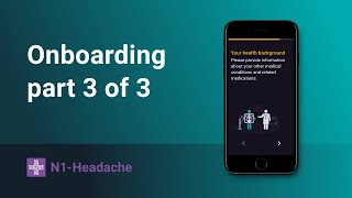 Onboarding part 3 of 3 | N1-Headache App screenshot 5