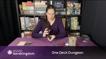 ASMR Board Game - One Deck Dungeon Let’s Play (Soft Spoken, Component Manipulation)