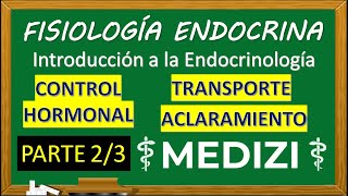 Fisiología Endocrina - INTRO (CONTROL, TRANSPORTE, ACLARAMIENTO) PARTE 2/3 (IG:@doctor.paiva)