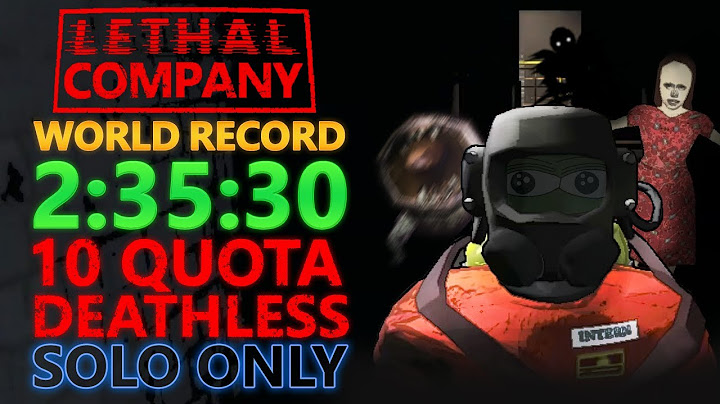 Lethal Company SOLO Quota 10 Speedrun in 2:35:30 (World Record)