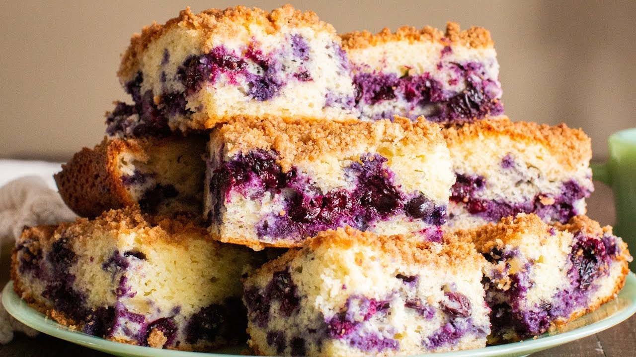 Blueberry Coffee Cake - YouTube