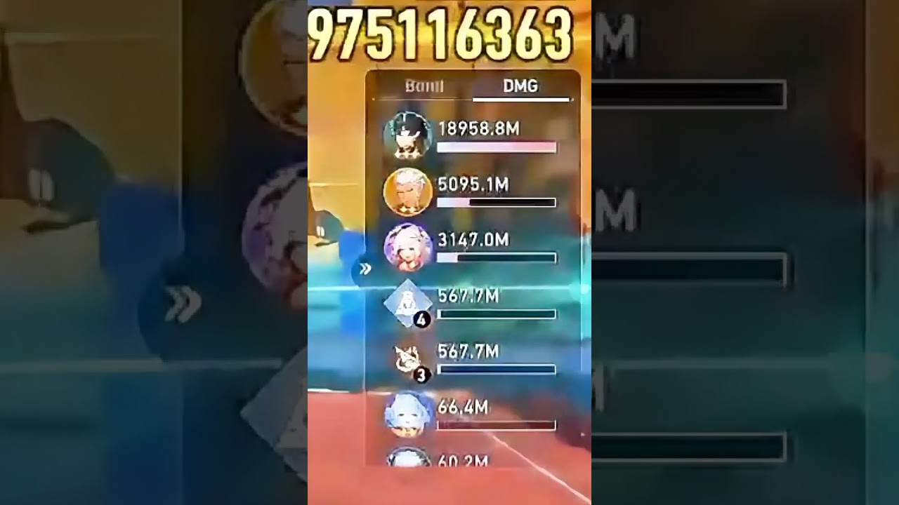 crazy damage  #honkaistarrail