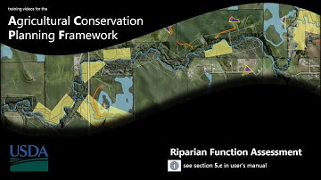 ACPF - Lecture 25: Riparian Function Assessment