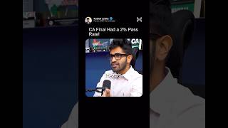 CA Final Had A 2% Passing Rate 😱😱 #kushallodha #shorts #ca