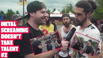 metal screaming doesn